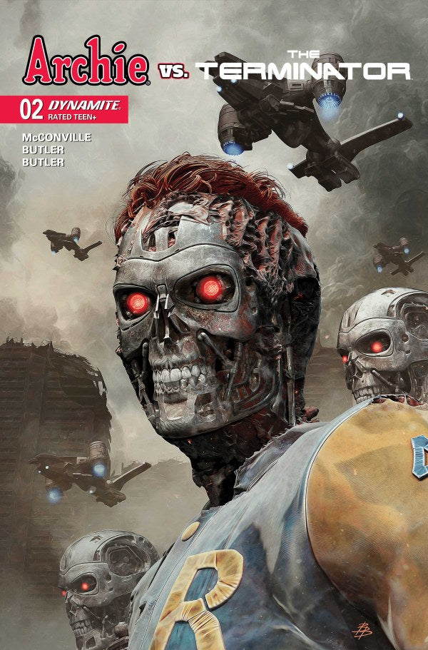 Archie vs. the Terminator #2 Cover B Björn Barends Variant