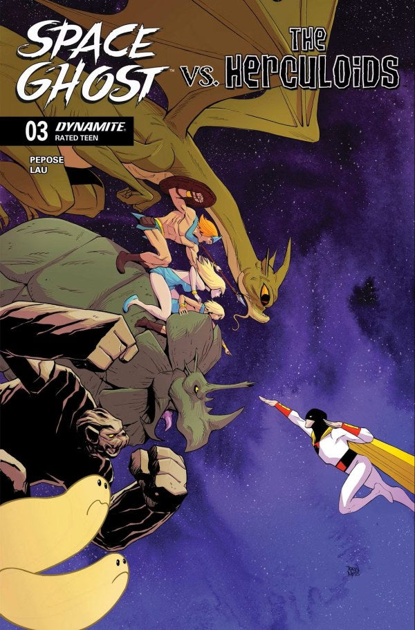 Space Ghost vs. the Herculoids #3 Cover B Drew Moss Variant