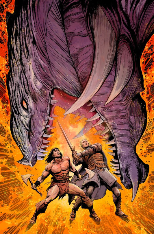 Conan & Dragonero #4 Cover C Patrick Zircher Virgin Variant