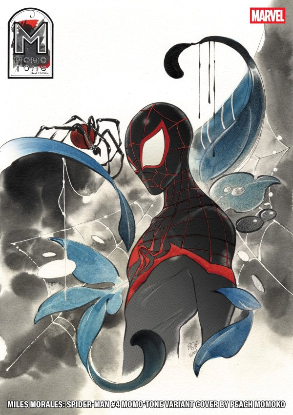 Miles Morales: Spider-Man #4 Peach Momoko Momo-Tone Variant