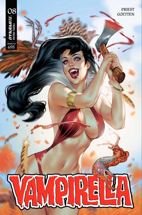 Vampirella #8 Cover D Elias Chatzoudis Variant